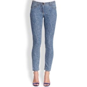 【送料&関税込】Etro paisley Blue Cotton Jeans Etro 'paisley' Blue Cotton Jeans | italist